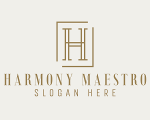 Luxury Elegant Letter H logo design