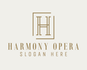 Luxury Elegant Letter H logo design