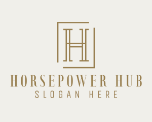 Luxury Elegant Letter H logo design