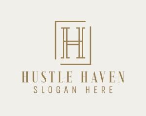 Luxury Elegant Letter H logo design