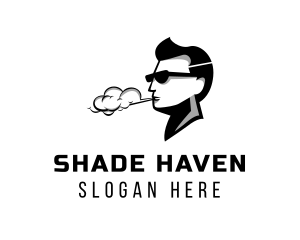 Sunglasses Smoking Guy logo
