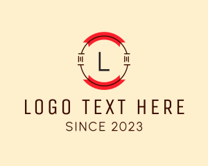 Retro Business Banner logo