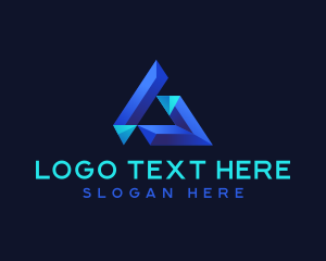 Professional Geometric Triangle Logo