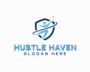 Shield Business Career logo design