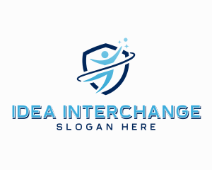 Shield Business Career logo design