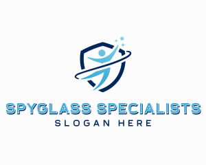 Shield Business Career logo design