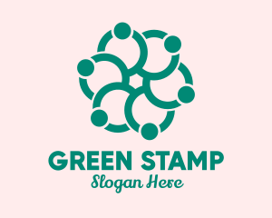 Green Flower Spa  logo design