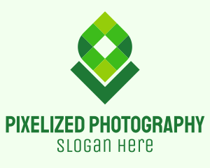 Digital Tech Leaf logo design