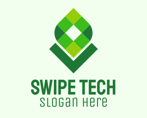 Digital Tech Leaf logo design