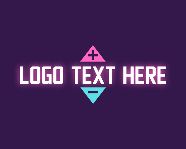 Futuristic logo example 1