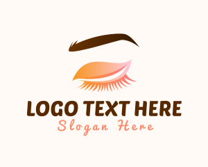 Cosmetics Eyelash Eyebrow Makeup logo