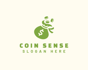 Money Bag Coin Financing logo design