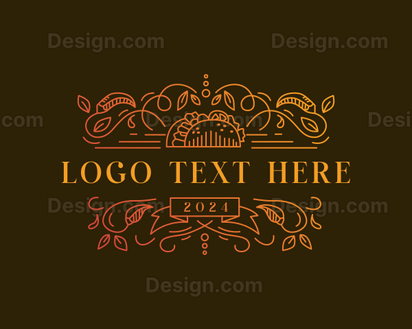 Taco Gastropub Cuisine Logo