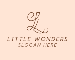 Feminine Boutique Letter L logo design