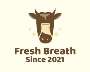 Dairy Cow Milk logo design