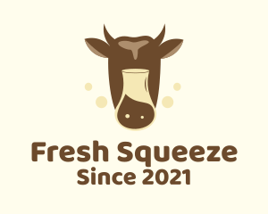 Dairy Cow Milk logo design