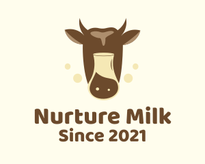 Dairy Cow Milk logo design