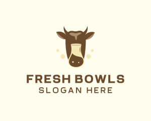 Dairy Cow Milk logo design