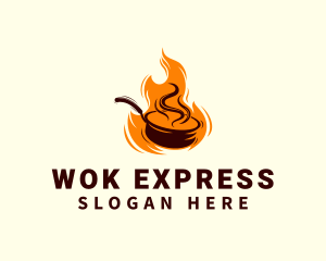 Flaming Wok Restaurant logo