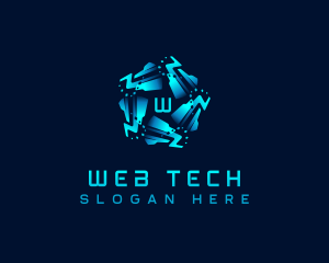 Cyber Technology Programming logo design