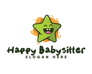 Happy Star Kindergarten logo design