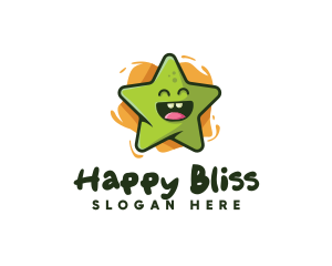 Happy Star Kindergarten logo design