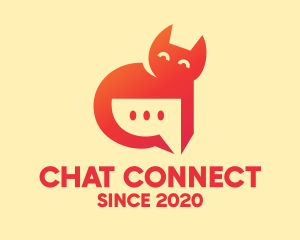 Cat Chat Message logo