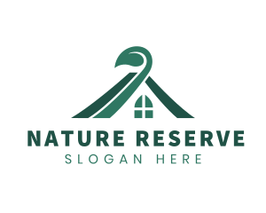 Natural House Roofing logo design