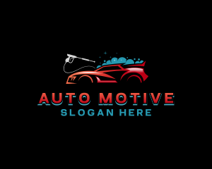 Auto Wash Vehicle logo design