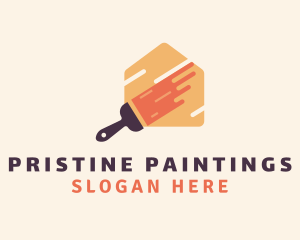 Paint Home Improvement  logo design