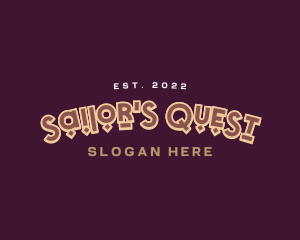 Adventure Game Wordmark logo design