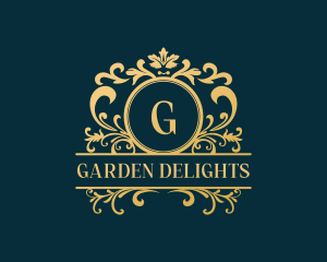 Elegant Floral Garden logo design