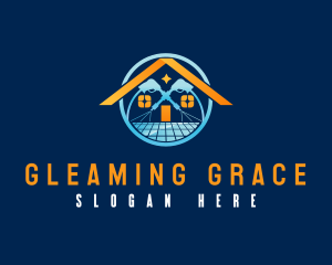 Sparkling Floor Cleaner logo design