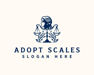 Legal Scales Justice logo design