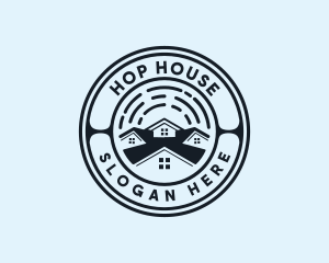 Housing Roof Property logo design