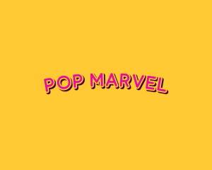 Playful Retro Pop Art logo design