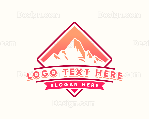 Outdoor Mountain Adventure Logo