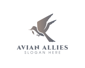 Avian Flying Bird logo