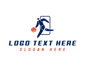 Basketball Athlete Sport logo