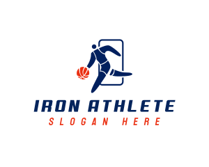 Basketball Athlete Sport logo design