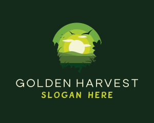 Green Field Nature logo design