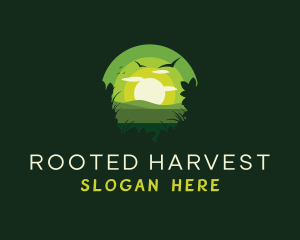 Green Field Nature logo design