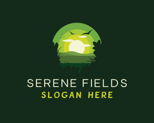 Green Field Nature logo design