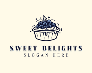 Blueberry Pie Dessert logo