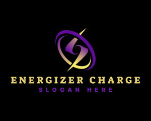 Electric Thunderbolt Power logo design