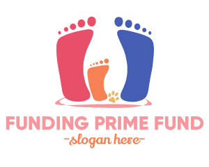 Family Footprint Counseling  logo design