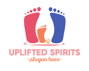 Family Footprint Counseling  logo design