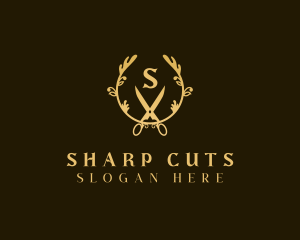 Elegant Craftsman Scissors logo design