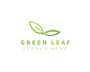 Herbal Leaf Infinity logo design