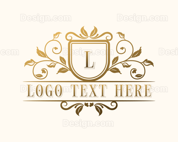 Stylish Floral Wedding Logo